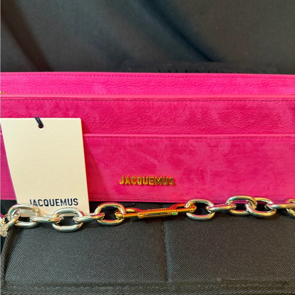 Jacquemus Pink Nubuck Leather Le Sac Ciuciu Shoulder Bag BNWT &  dust bag.